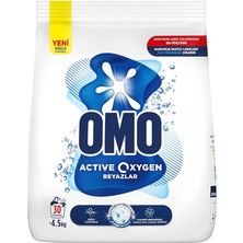 Active Oxygen Toz Çamaşır Deterjanı Beyazlar Için, 4.5 kg