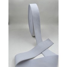 Since 1995 4 cm Düz Dokuma Lastik-5 Metre (Beyaz)