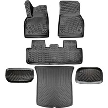 Misda Store Model Y (Juniper) 2025 Sonrası 3D Havuzlu Paspas ve Bagaj Havuzu 4'lü Set Bizymo