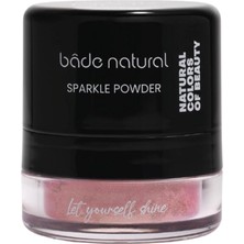 Misda Store Natural Sparkle Powder Shinny Pink Çok Amaçlı Toz Işıltılı AYDINLATICI%100 Doğal