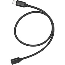 Misda Store Type-C Uzatma Kablo 1metre Type-C Erkek - Dişi Uzatma Kablosu Pd Güç Konektörü Uzatma Kablosu Tip C Uzatma Kablo ZR73 (Type-C, Adet, 1)