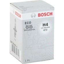 Misda Store - Ampul H4 12V Standart H4 Ampul 55 / 60W Tırnaklı P43T DKM8855NM ile Uyumlu