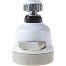 Misda Store Plastik 3 Fonksiyonlu Mutfak Lavabo Başlığı 360 Derece Döner Musluk Ucu Kireç Tutmaz 1410