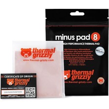 Misda Store Grizzly Minus Pad 8 Isı Iletken Macunu 8 W/m·k - Isı Iletken Macun (100 Mm, 100 Mm, 0,5 Mm, -100-250 °c)