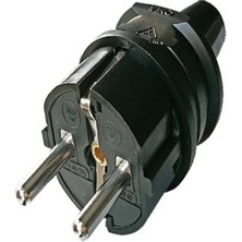 Misda Store Pack Viko Topraklı Erkek Fiş Siyah