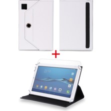 Velvoria Piranha 7008 7"  Tablet Uyumlu Standlı Tablet Kılıfı + Nano Ekran Koruyucu