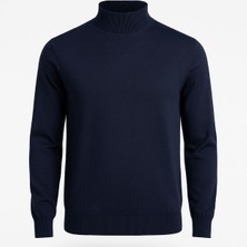 Classics Men Slim Fit Polo Yarım Balıkçı Uzun Kol Erkek Triko - 7425