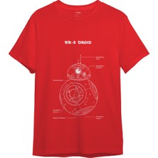 The Lucid Lab Bb-8 Tişört - Kırmızı