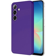 Caseworld Samsung Galaxy A17 Kapak Içi Kadife Kamera Korumalı Lansman Silikon Kılıf - Mor