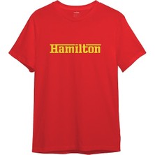 The Lucid Lab Hamilton / Ferrari Tişört - Kırmızı