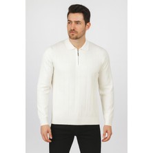 Classics Men Slim Fit Polo Yaka Uzun Kol Erkek Triko - 7424