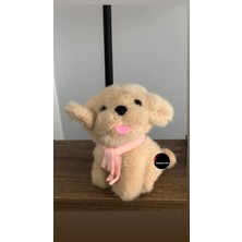Top Rock Store Sevimli Dil Çıkaran Köpek Peluş Oyuncak Anahtarlık Hediyelik Uyku Arkadaşı 15 cm
