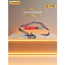 Honda Siyah-Kırmızı Set Anahtarlık Pınaxar Yerli Üretim Anahtar.