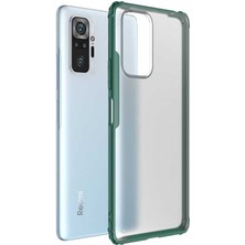 Zore Xiaomi Redmi Note 10 Pro Kılıf Nxxa Volks Kapak-Koyu Yeşil