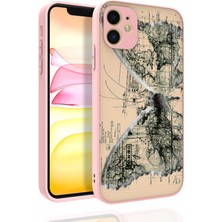 Zore iPhone 11 Uyumlu Desenli Kamera Korumalı Parlak Nxxa Nora Kapak-No4
