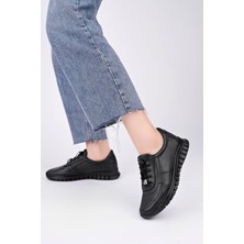 Tarçın Ayakkabı Hakiki Deri Kadın Deri Sneaker Ayakkabı TRC179-0208