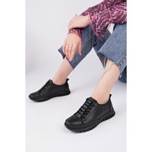 Tarçın Ayakkabı Hakiki Deri Kadın Anatomik Deri Casual Ayakkabı TRC179-8605