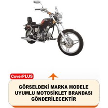 Encover Regal Raptor Dd 100E Branda Motosiket Brandası  (Gri Renk) Motor Örtüsü Çadır Su Geçirmez Motosiklet Kılıfı Motor Brandası