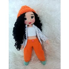 Kış Güzeli Bebek Amigurumi Organik Oyuncak
