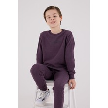 Rolypoly Erkek Çocuk Mor Eşofman Takımı