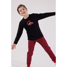 Arnetta Erkek Çocuk Siyah Pijama Takımı