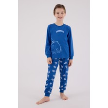 Rolypoly Erkek Çocuk Mavi Pijama Takımı