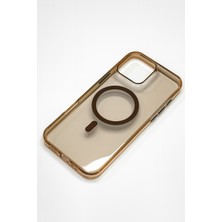 iPhone 16 Pro Magsafe Destekli Renkli Şeffaf Tam Koruma Kılıf - Premium Elegance