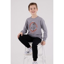 Rolypoly Erkek Çocuk Gri Eşofman Takımı