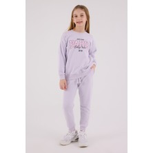 Rolypoly Kız Çocuk Mor Eşofman Takımı