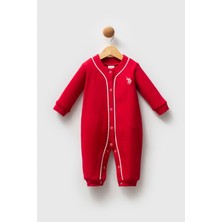 U.s. Polo Assn Kız Bebek Kırmızı Tulum