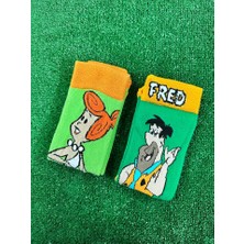 CNS Fred ve Wilma Çift Soket Çorap