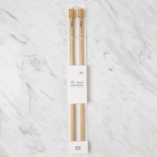 La Mia Whitewood 10 mm 36 cm Ahşap Örgü Şişi