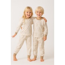 Mini Bambi Kız Çocuk Pijama Takımı Beyaz