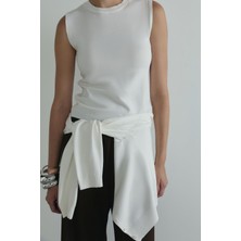 Suud Collection Ekru Lea Triko Bluz