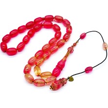 Tesbih Pasajı Renk Süzmesi Hareli Sıkma Ateş Kehribar Tesbih