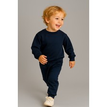 Yeni Sezon Erkek Çocuk Alt-Üst Takım Düz Renk Lacivert
