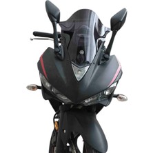 B1 Moto Yamaha R25 Siperlik Camı 2015-2018 Uyumlu- Siyah