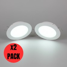 K2 KDL402 Sıva Altı Slim LED Panel 2'li 15W  (Asma Tavan Aydınlatma)