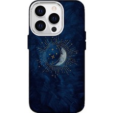 Turkuaz Dijital Pazarlama Apple iPhone 14 Pro Max Özel Ay Baskılı Lüks Silikon Kılıf