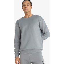 DeFacto Standart Fit Bisiklet Yaka Sporcu Sweatshirt F2379AX25WN