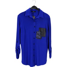 Eskişehir Mağazacılık 1504 Dee's Düğmeli Iki Cep Sim ve Deri Detaylı