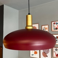 Bamyum Estrela Vişne Çürüğü Tekli Sarkıt Avize Gold Fener Başlık Iç Mekan Aydınlatma Dekoratif Mutfak Cafe