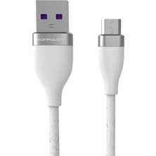 Erbar S82 Seramik Uçlu Micro USB Kablo 1m 3.1A - BEYAZ-(5796) - M074R563-K57074