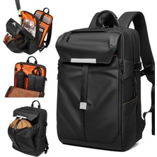 Relaxus Su Geçirmez Seyahat Sırt Çantası - Yalıtımlı Çanta ve Islak Eşya Çantası Hediye - 16"inç Laptop Bölmeli