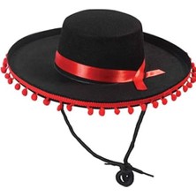 Dodomar Parti şapkası FLEMENKO İSPANYOL ponponlu lüks