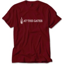 At The Gates Logo Kırmızı Tişört Liyada