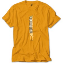 Zürafa Kütüphanede Sarı Tişört Liyada