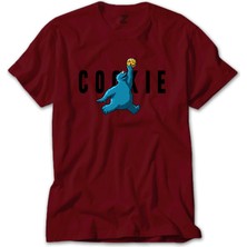 Cookie Monster Kırmızı Tişört Liyada