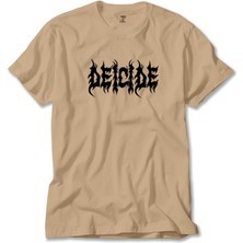 Deicide Logo Krem Tişört Liyada