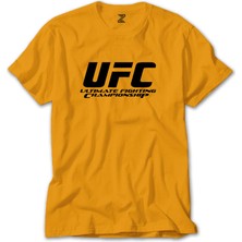 Ufc Logo Ultimate Championship Sarı Tişört Liyada
